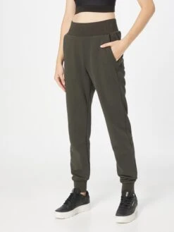 BJØRN BORG Sweatpants Tapered Sportbroek Dames Kaki -Sportieve Outfit Winkel afe272cccd27e8b7446ab1d7106eff28