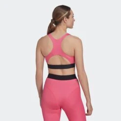 Adidas Sportswear Medium Support Bustier Sport Bh Dames Magenta -Sportieve Outfit Winkel b14c8efd7b2dd6ed0972b54c1a8ff2dc