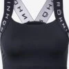 Röhnisch Medium Support Bustier Sport Bh KAY Dames Zwart -Sportieve Outfit Winkel b19954517789c8ef037b47e644c2f050