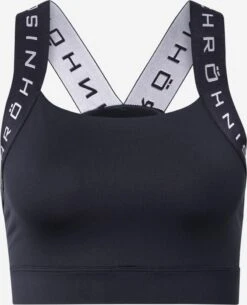 Röhnisch Medium Support Bustier Sport Bh KAY Dames Zwart