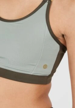 ATHLECIA Medium Support Bustier Sport Bh Sasha Dames Groen / Olijfgroen -Sportieve Outfit Winkel b3f31a93d74882210d1990e4d57c7dd3