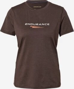 Endurance Functionele Shirts Functioneel Shirt Wange Dames Bruin