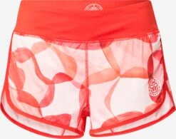 BIDI BADU Shorts Regular Sportbroek Elani Dames Oranjerood / Lichtrood