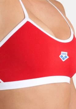 Arena Bikinis Bustier Sportbikini Dames Rood -Sportieve Outfit Winkel b77e609b34510d91d1fdd2209493be86