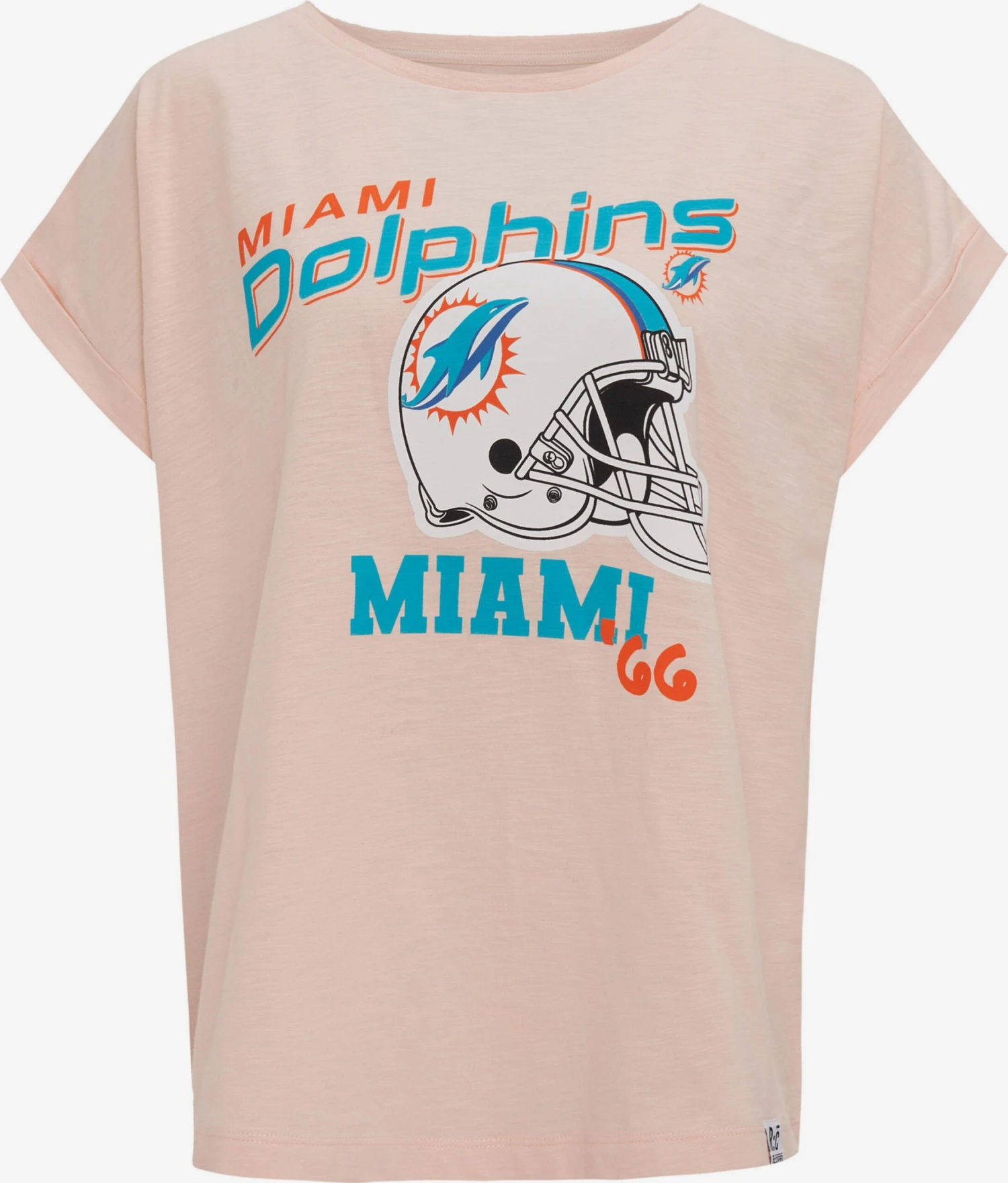 T-shirts Functioneel Shirt Miami Dolphins Dames Pastelroze 3 T-shirts Functioneel Shirt Miami Dolphins Dames Pastelroze