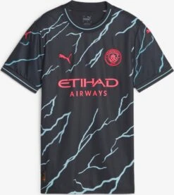 Puma T-shirts Tricot Manchester City Dames Zwart