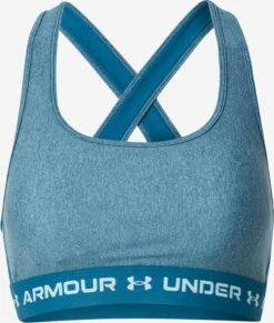 Under Armour Medium Support Bustier Sport Bh Dames Blauw
