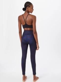 Sportleggings Skinny Sportbroek Dames Donkerblauw -Sportieve Outfit Winkel babe6bc24de691726439e0784768eb8e