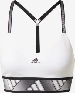 Adidas Sportswear Low Support Bustier Sport Bh Dames Wit