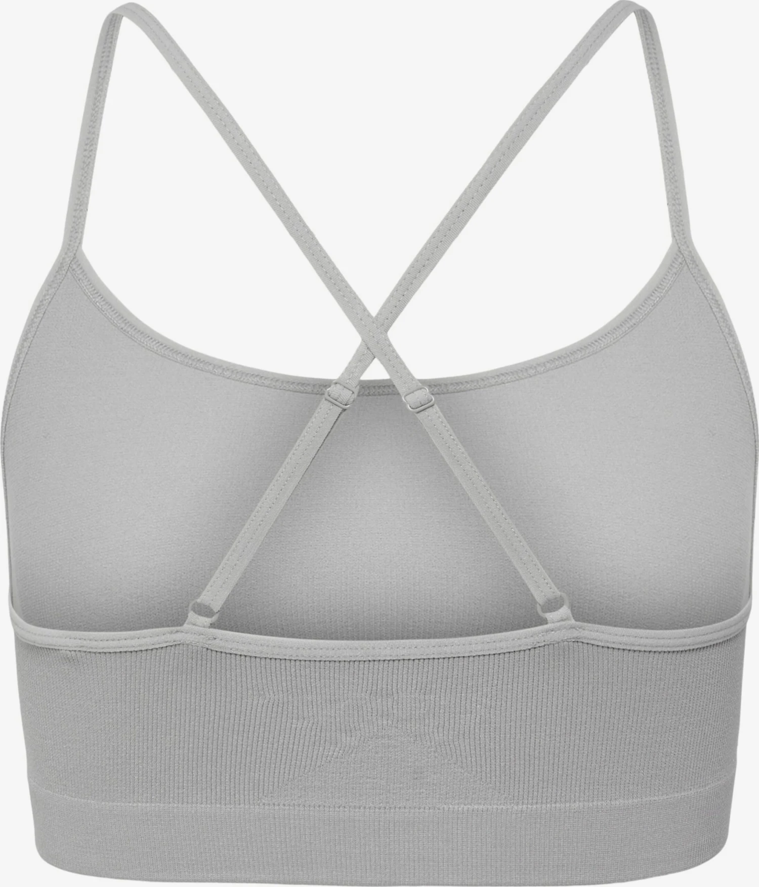 Hummel Low Support Bustier Sport Bh Juno Dames Lichtgrijs / Lichtroze 7 Hummel Low Support Bustier Sport Bh Juno Dames Lichtgrijs / Lichtroze - Afbeelding 5