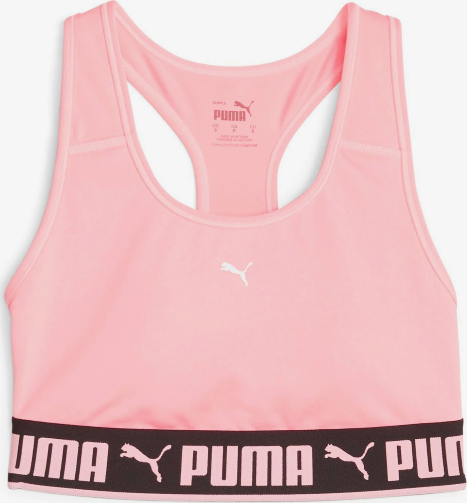 Puma Medium Support Bustier Sport Bh Dames Pink 3 Puma Medium Support Bustier Sport Bh Dames Pink