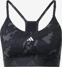 ADIDAS PERFORMANCE Low Support Bustier Sport Bh Dames Antraciet / Donkergrijs