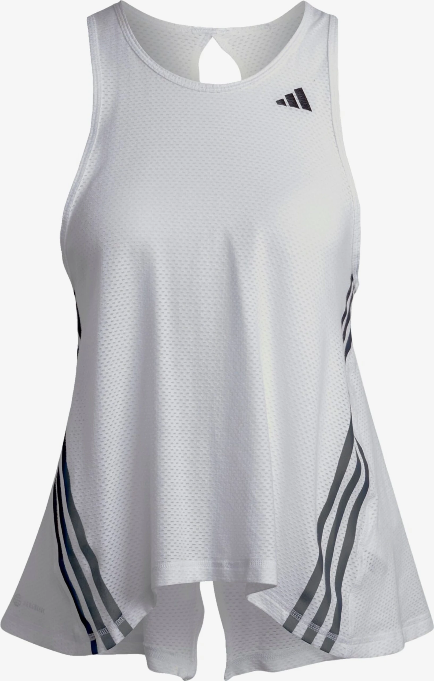 ADIDAS PERFORMANCE Sporttops Sporttop Run Icons Dames Wit 3 ADIDAS PERFORMANCE Sporttops Sporttop Run Icons Dames Wit