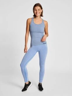 Hummel Sporttops Sporttop Dames Blauw -Sportieve Outfit Winkel c29dd40ae1591b824871a46d85e4b04e