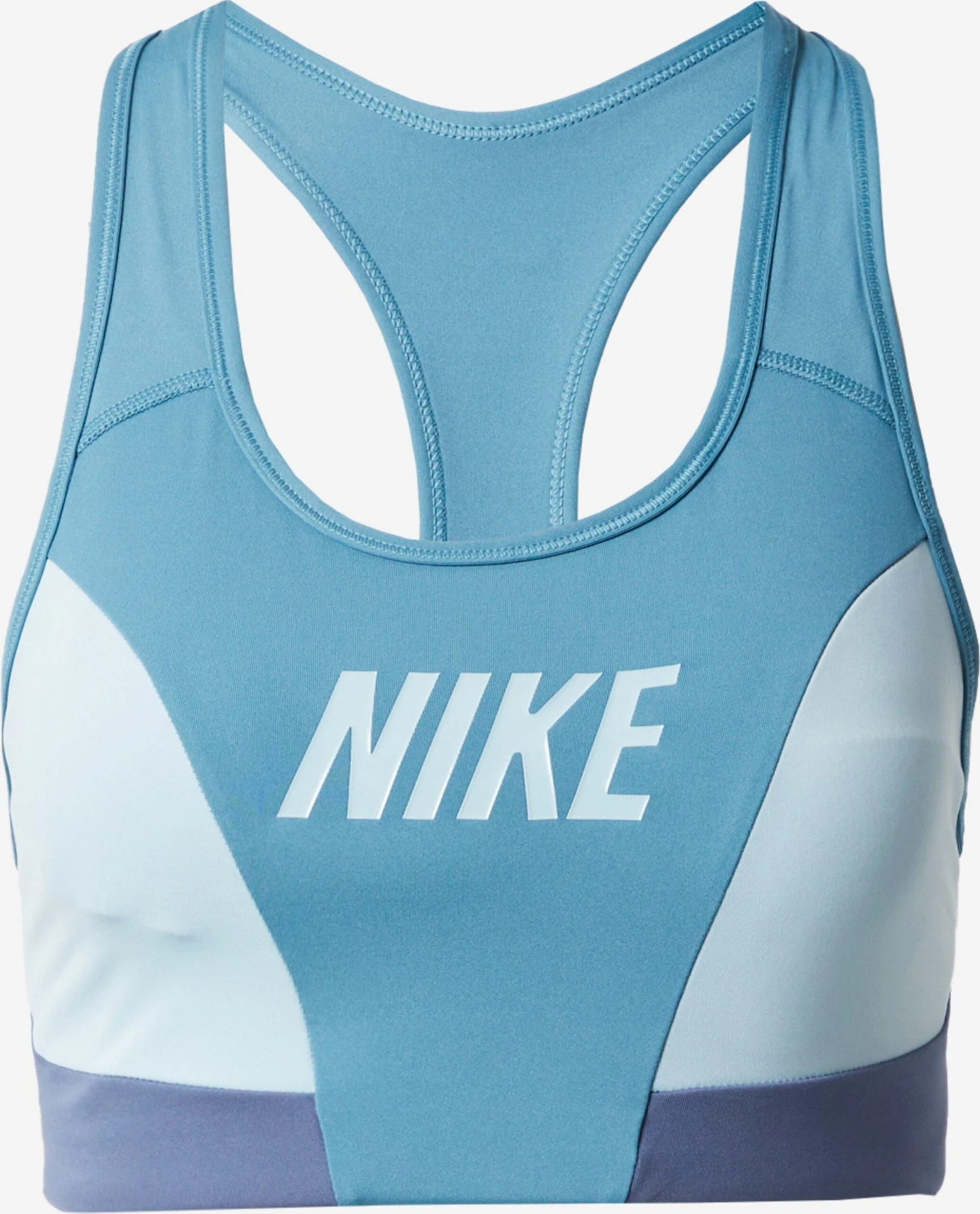 Nike Medium Support Bustier Sport Bh Dames Aqua / Duifblauw / Lichtblauw 3 Nike Medium Support Bustier Sport Bh Dames Aqua / Duifblauw / Lichtblauw