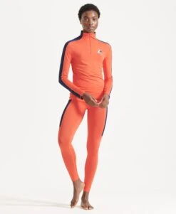 Functioneel Ondergoed Basislaag Dames Oranjerood -Sportieve Outfit Winkel c5718a8525111cd15de7f634e03f897a
