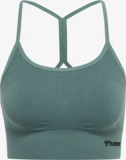 Hummel Low Support Bustier Sport Bh TIFFY Dames Donkergroen