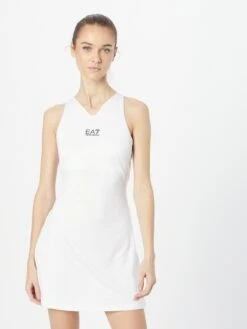 EA7 Emporio Armani Sport Jurken Sportjurk VESTITO Dames Wit 11 EA7 Emporio Armani Sport Jurken Sportjurk VESTITO Dames Wit -Sportieve Outfit Winkel c7e0f53f88c6187a2a035b551f871247