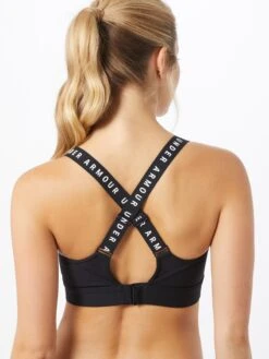 Under Armour High Support Bustier Sport Bh Infinity High Dames Zwart -Sportieve Outfit Winkel cb5003a9a012b620b2832222f609597e