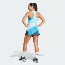 ADIDAS PERFORMANCE Sport Jurken Sportjurk Dames Aqua / Donkerblauw -Sportieve Outfit Winkel ce1274cf8fb7f85924b786f536f5a3ef