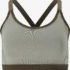 ATHLECIA Medium Support Bustier Sport Bh Sasha Dames Groen / Olijfgroen