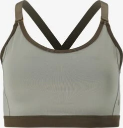 ATHLECIA Medium Support Bustier Sport Bh Sasha Dames Groen / Olijfgroen
