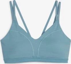Puma Low Support Bustier Sport Bh Dames Duifblauw