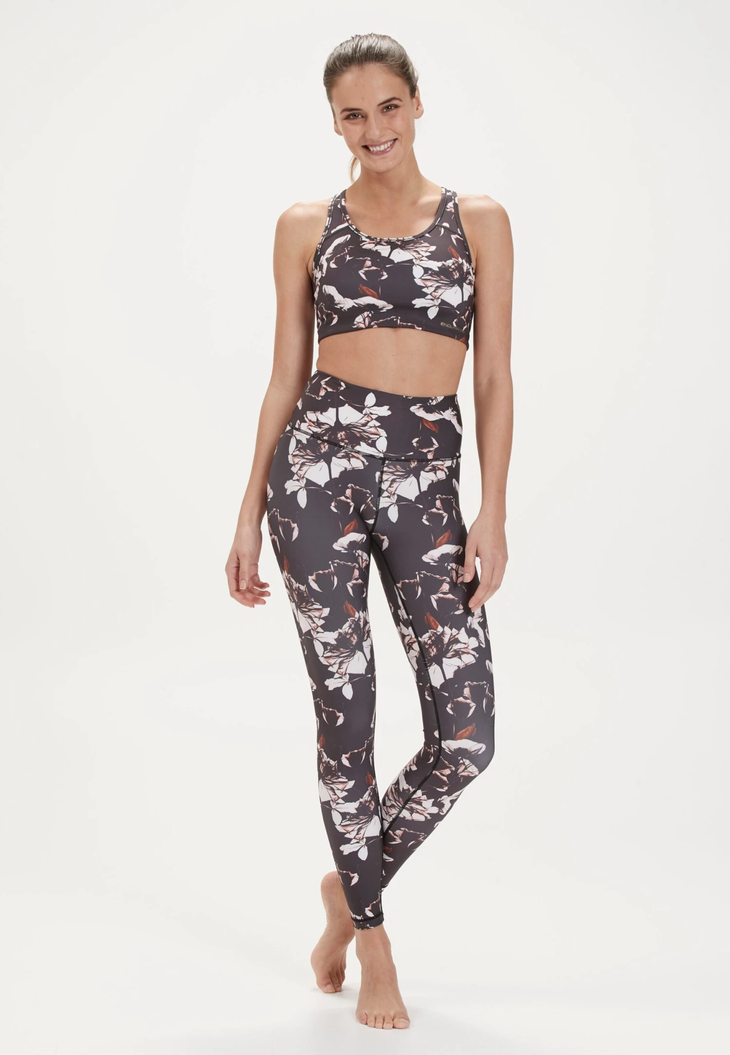 Endurance Medium Support Bustier Sport Bh Summer Dames Bruin 6 Endurance Medium Support Bustier Sport Bh Summer Dames Bruin - Afbeelding 4