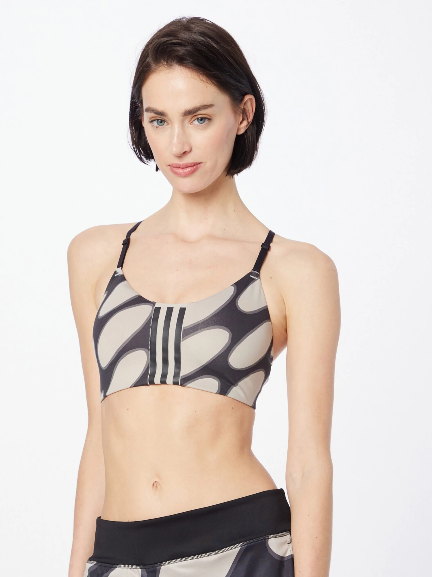 Adidas Sportswear Low Support Bustier Sport Bh Dames Zwart 4 Adidas Sportswear Low Support Bustier Sport Bh Dames Zwart - Afbeelding 2