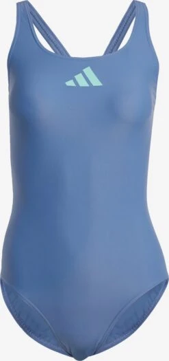 ADIDAS PERFORMANCE Badpakken Bustier Sportbadpak Dames Aqua / Duifblauw