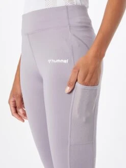 Hummel Sportleggings Skinny Sportbroek Chipo Dames Lichtgrijs -Sportieve Outfit Winkel d30edb0f79c89afa1bcb49a9750089b9