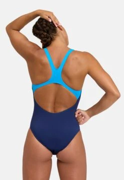 Arena Badpakken Bustier Sportbadpak Dames Blauw / Neonblauw -Sportieve Outfit Winkel d59ff3efa3b79e96b94a30f3cac18c90