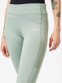 Hummel Sportleggings Skinny Sportbroek Chipo Dames Pastelgroen -Sportieve Outfit Winkel d9a63ebcad0cd0944476188fa1632836