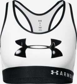 Under Armour Medium Support Regular Sport Bh Graphic Dames Wit
