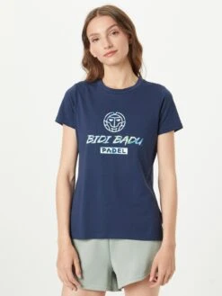 BIDI BADU T-shirts Functioneel Shirt Wanda Dames Donkerblauw 9 BIDI BADU T-shirts Functioneel Shirt Wanda Dames Donkerblauw -Sportieve Outfit Winkel dae099c309837367b730bab1d6d8e4a6