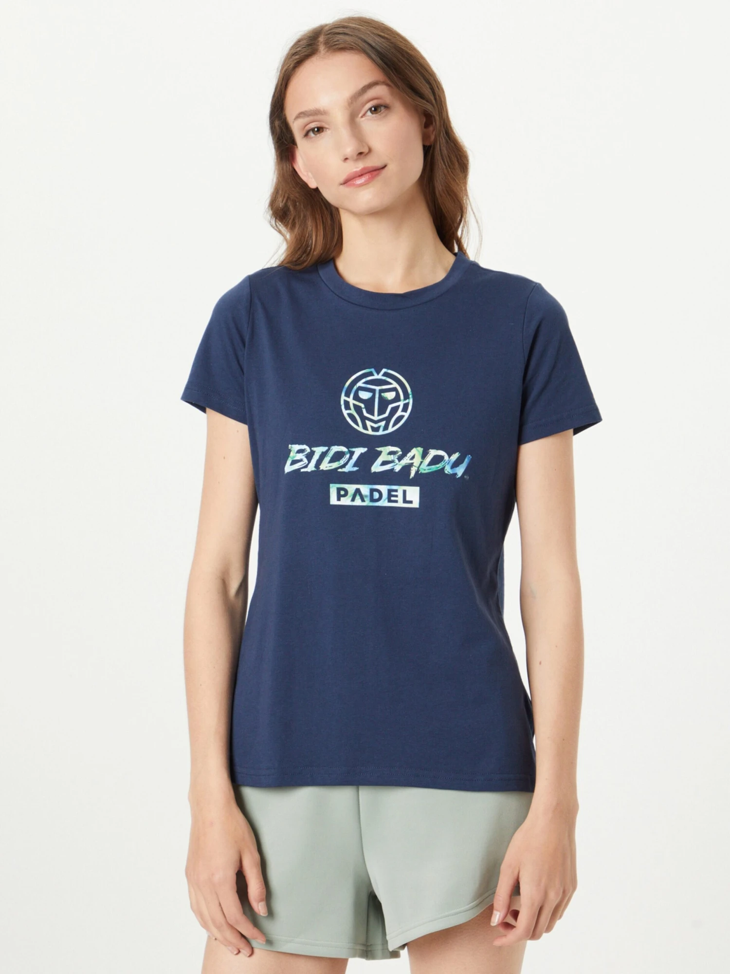 BIDI BADU T-shirts Functioneel Shirt Wanda Dames Donkerblauw 5 BIDI BADU T-shirts Functioneel Shirt Wanda Dames Donkerblauw - Afbeelding 3