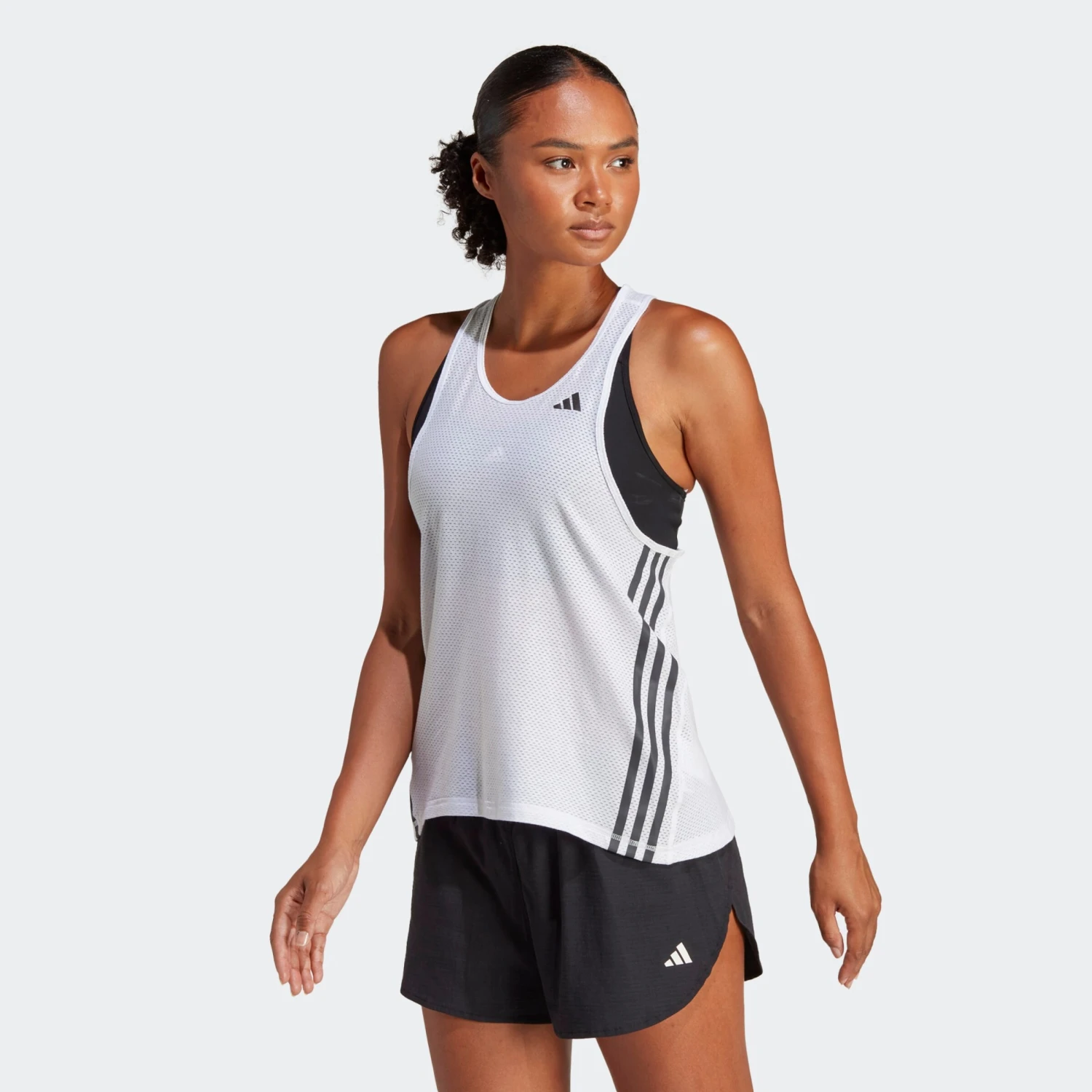 ADIDAS PERFORMANCE Sporttops Sporttop Run Icons Dames Wit 4 ADIDAS PERFORMANCE Sporttops Sporttop Run Icons Dames Wit - Afbeelding 2