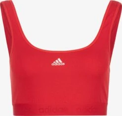 Adidas Sportswear Low Support Bustier Sport Bh Dames Rood