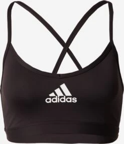 Adidas Sportswear Low Support Bustier Sport Bh AERCT Dames Zwart