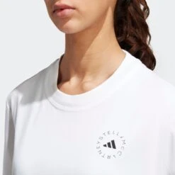 Adidas By Stella Mccartney T-shirts Functioneel Shirt Dames Wit -Sportieve Outfit Winkel dc19641ff5b8d83bb6d9e15820c1ac84