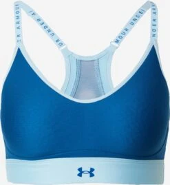 Under Armour Low Support Bustier Sport Bh Infinity Dames Blauw
