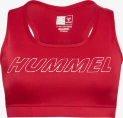 Hummel Low Support Bustier Sport Bh Dames Rood