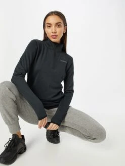 Endurance Longsleeves Functioneel Shirt Vironic Dames Zwart Gemêleerd -Sportieve Outfit Winkel dfcba667ffa13e21283eabb474da663a