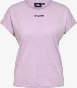 Hummel T-shirts Functioneel Shirt Zandra Dames Pruim / Pastellila