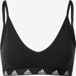 Adidas Sportswear Low Support Bustier Sport Bh Evydy Dames Zwart
