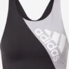 ADIDAS PERFORMANCE Medium Support Regular Sport Bh Dames Zwart