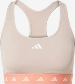 ADIDAS PERFORMANCE Medium Support Bustier Sport Bh Dames Nude