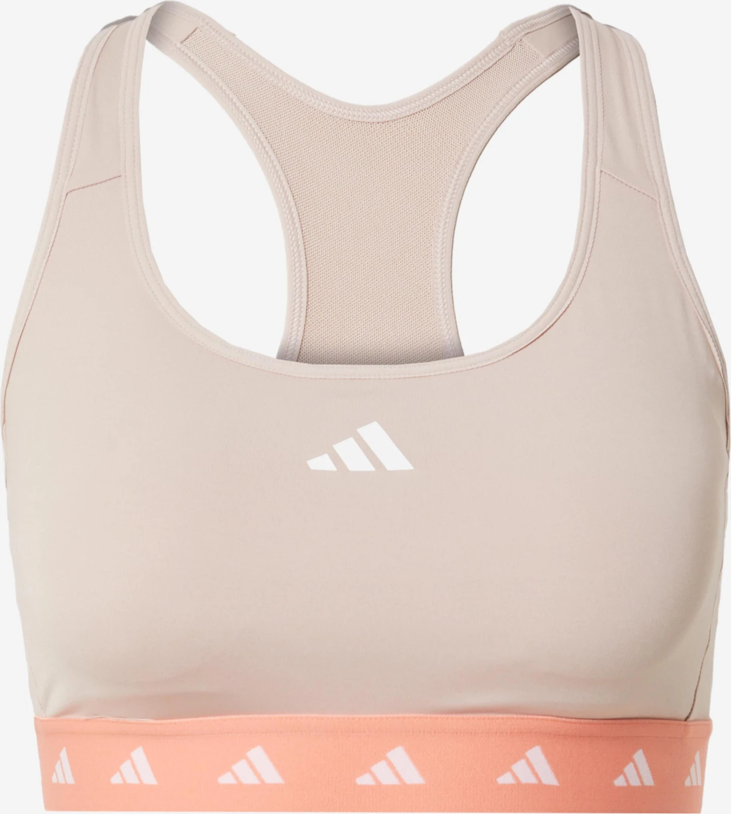 ADIDAS PERFORMANCE Medium Support Bustier Sport Bh Dames Nude 3 ADIDAS PERFORMANCE Medium Support Bustier Sport Bh Dames Nude