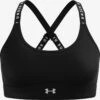 Under Armour Medium Support Bustier Sport Bh Infinity Dames Zwart