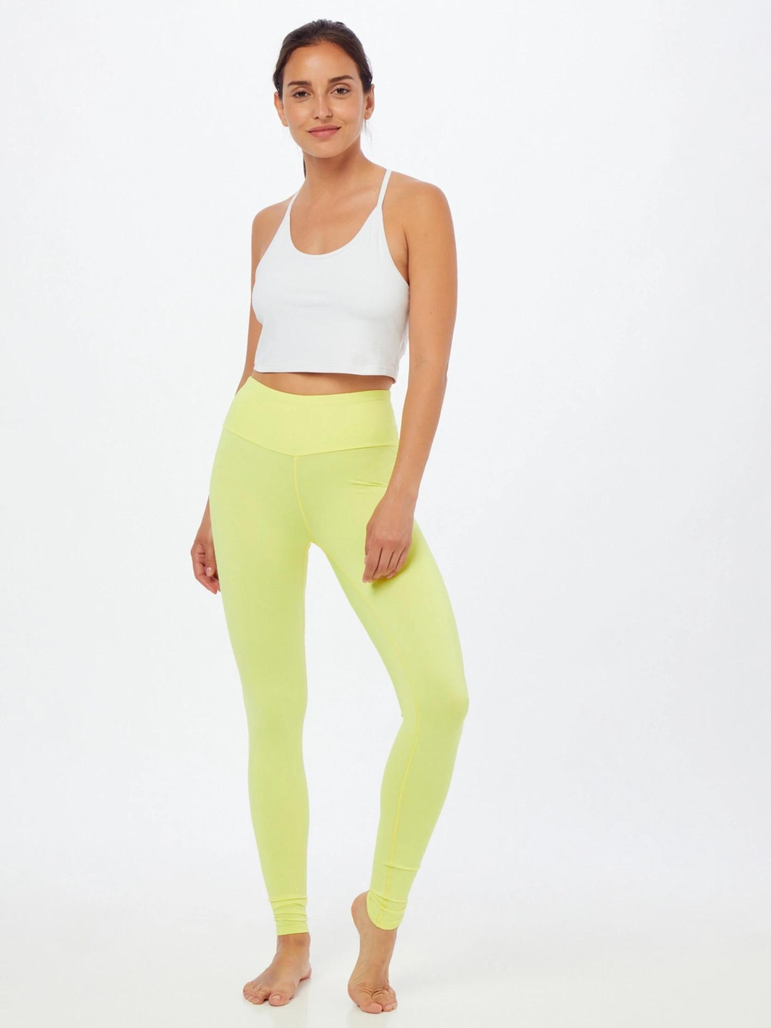 Hey Honey Sportleggings Skinny Sportbroek Dames Neongeel 7 Hey Honey Sportleggings Skinny Sportbroek Dames Neongeel - Afbeelding 5
